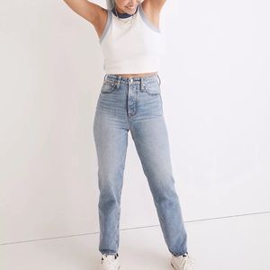 Madewell Blue The Curvy Perfect Vintage High Rise Jean 29